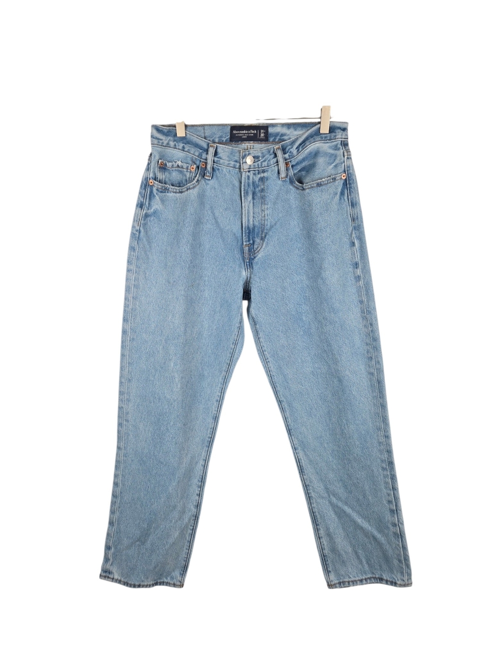 Abercrombie & Fitch Authentic Baggy Denim Loose Jeans Light Wash 31